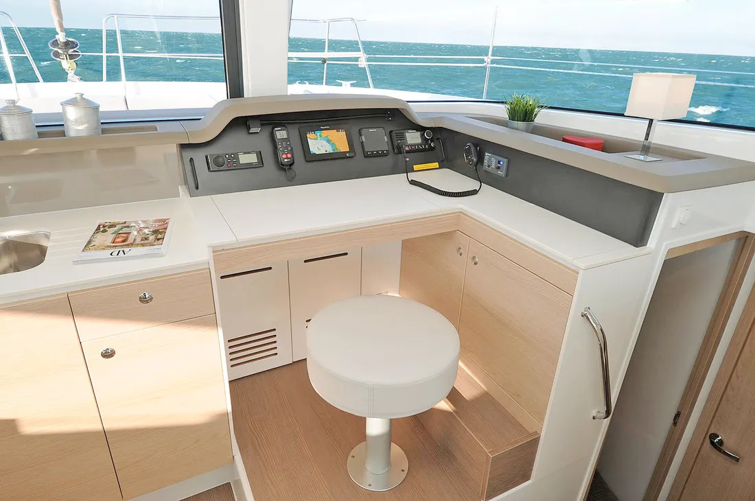 Talitha, a Bali 4.1 catamaran at Palermo, Italy
