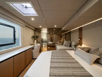 Ankawer VI, a Sunreef 70 catamaran at Olbia, Italy