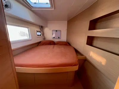 Galley of SUNSHINE, a Lagoon 42 catamaran at Lefkada, Greece