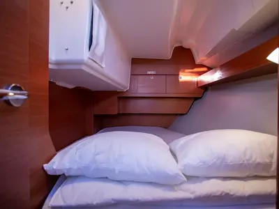 Cabin on Vanila, a Dufour 360 GL sailboat at Mali Lošinj, Croatia