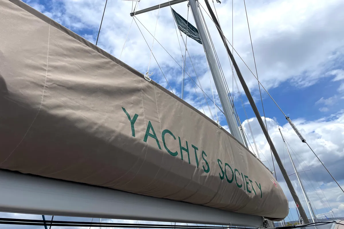 Romar III, a Bali 4.8 catamaran at Athens, Greece