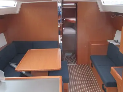 Salon of ONE, a Bavaria C45 sailboat at Fisksätra, Sweden