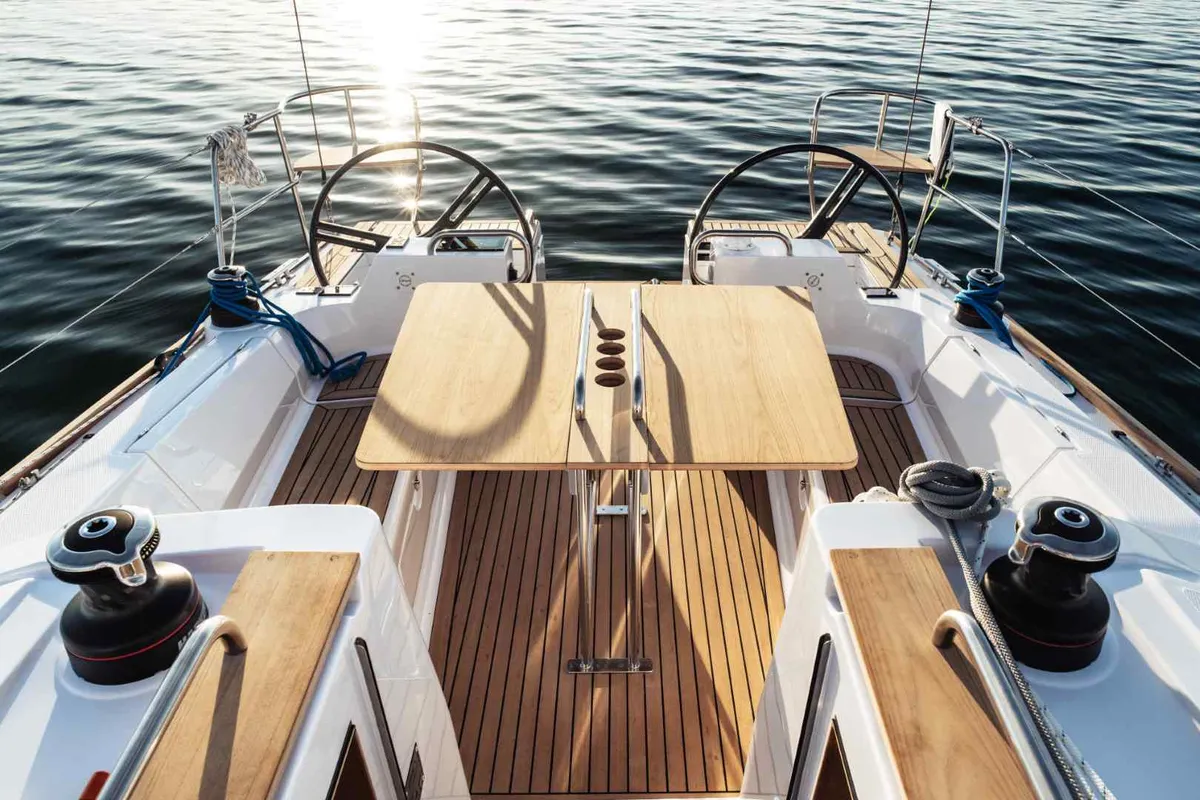 Lady Blue, a Elan Impression 40.1 sailboat at Zadar, Croatia