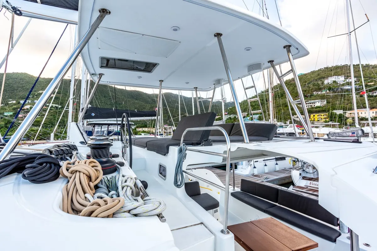 As You Wish, a Lagoon 46 catamaran at Ribishi, Saint Vincent and the Grenadines