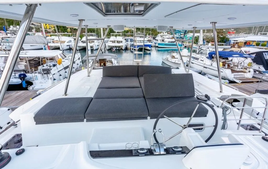 As You Wish, a Lagoon 46 catamaran at Ribishi, Saint Vincent and the Grenadines