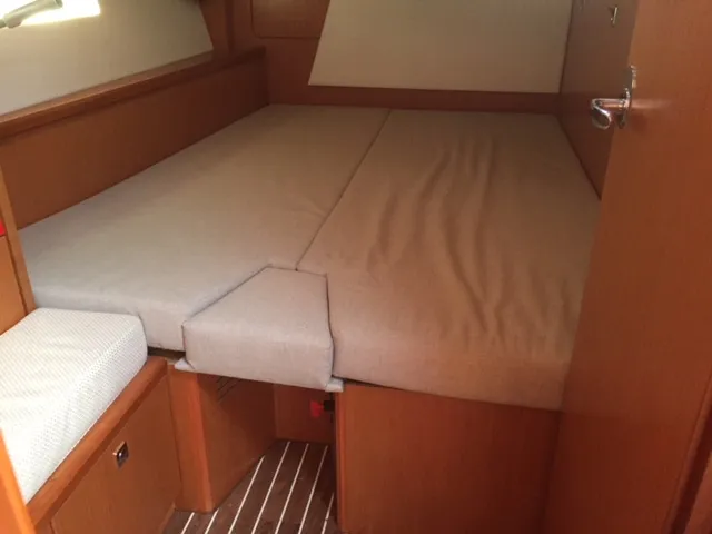 Cabin on Alnair, a Bavaria C45 Holiday sailboat at Salerno, Italy