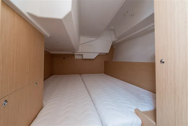 Cabin on Majano, a Beneteau Oceanis 38.1 sailboat at Split, Croatia
