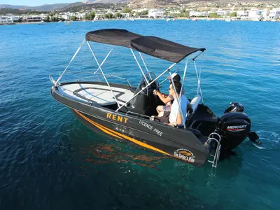 Exterior view of Nestoras, a Gulet Motorboat motorboat at Alyki, Greece