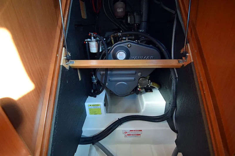 Semiramis, a Beneteau Oceanis 45 sailboat at Kontokali, Greece