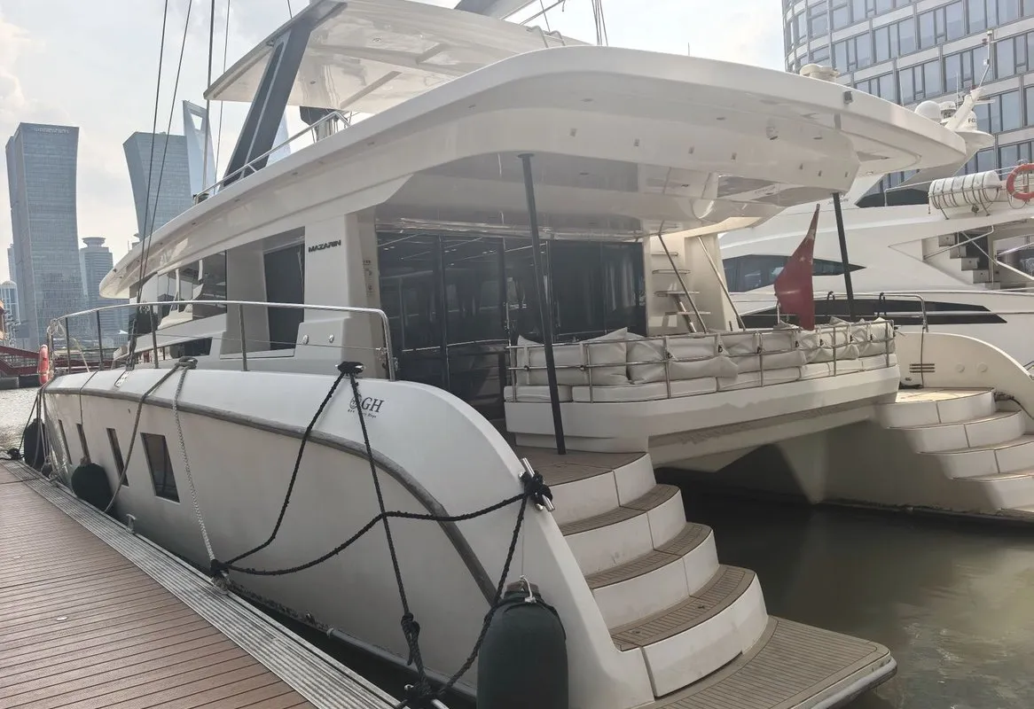 Mazarin 55, a catamaran at Mai Khao, Thailand