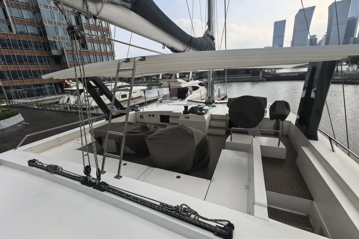 Mazarin 55, a catamaran at Mai Khao, Thailand