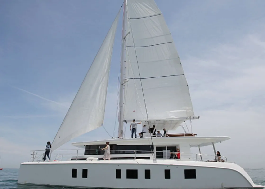 Mazarin 55, a catamaran at Mai Khao, Thailand