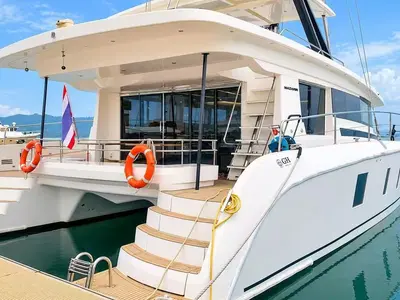 Mazarin 55, a catamaran at Mai Khao, Thailand