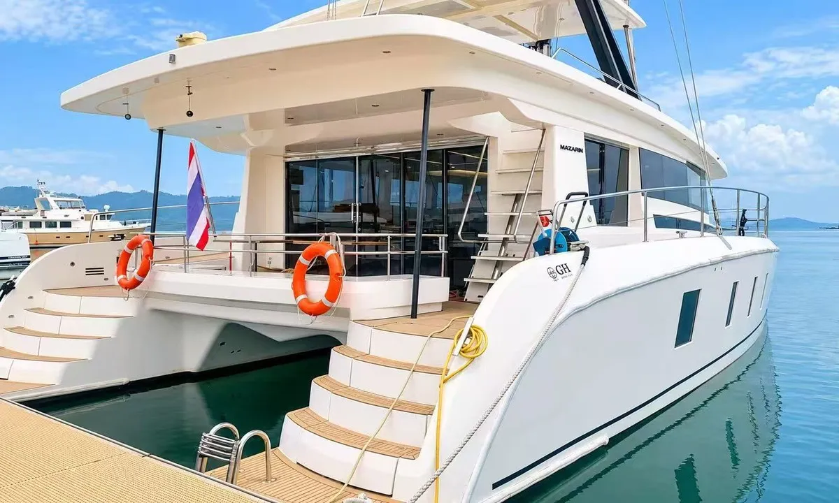 Mazarin 55, a catamaran at Mai Khao, Thailand