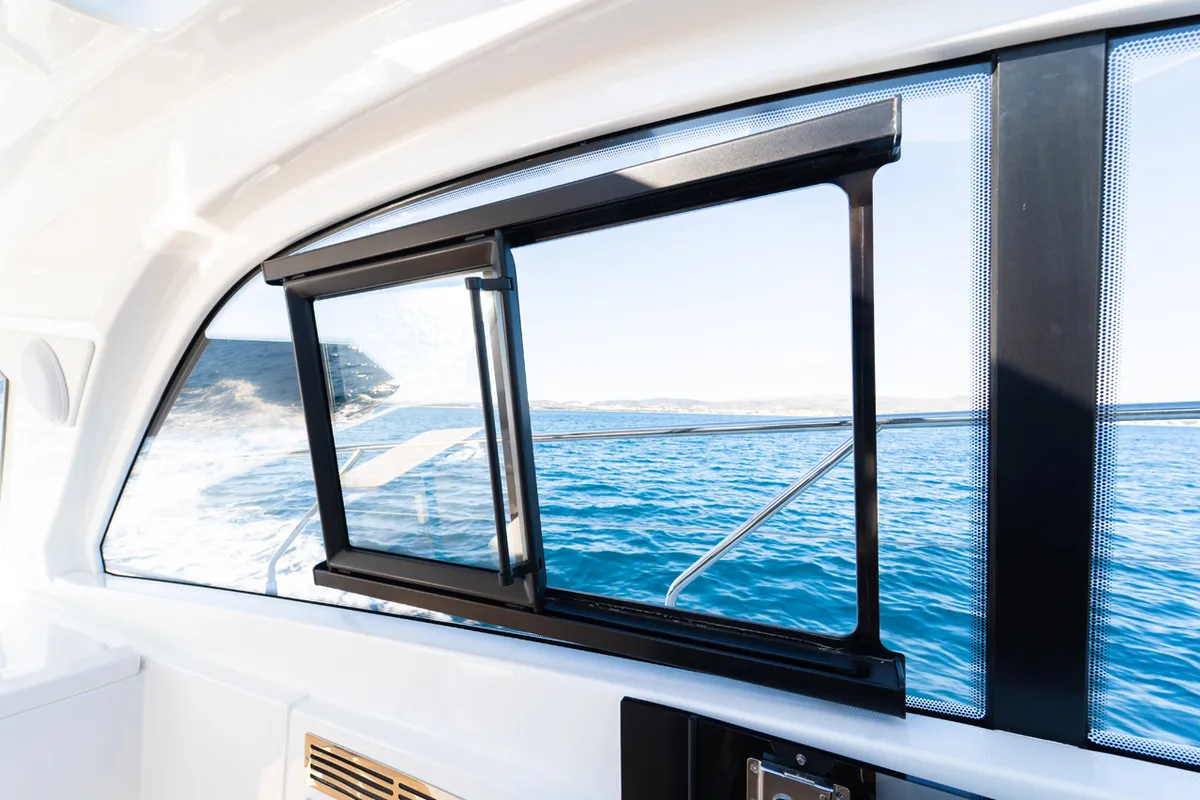 Star Trek, a Beneteau Gran Turismo 41 motor yacht at Grad Šibenik, Croatia