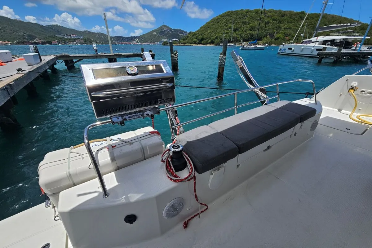 Island Curtisea, a Fountaine Pajot Isla 40 catamaran at Charlotte Amalie, United States