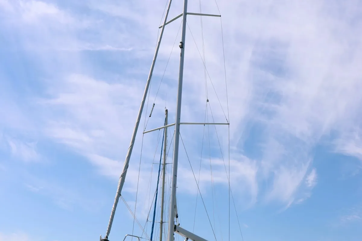 Levante, a Bavaria C38 sailboat at Palma de Mallorca, Spain