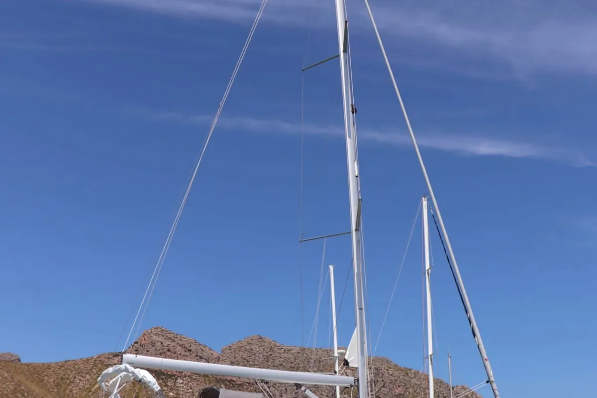 Levante, a Bavaria C38 sailboat at Palma de Mallorca, Spain
