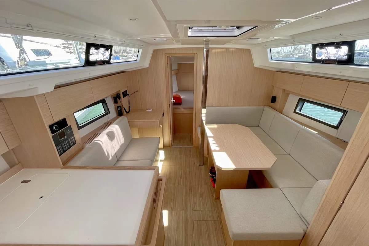 Levante, a Bavaria C38 sailboat at Palma de Mallorca, Spain