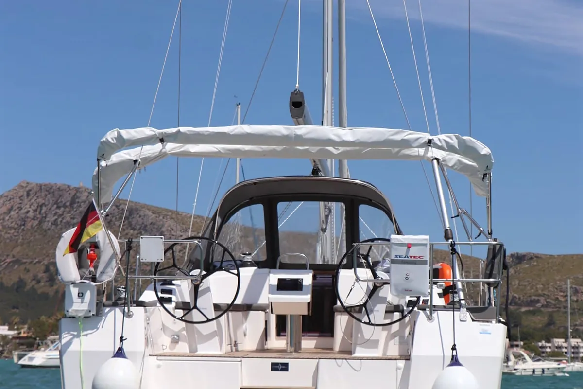 Levante, a Bavaria C38 sailboat at Palma de Mallorca, Spain
