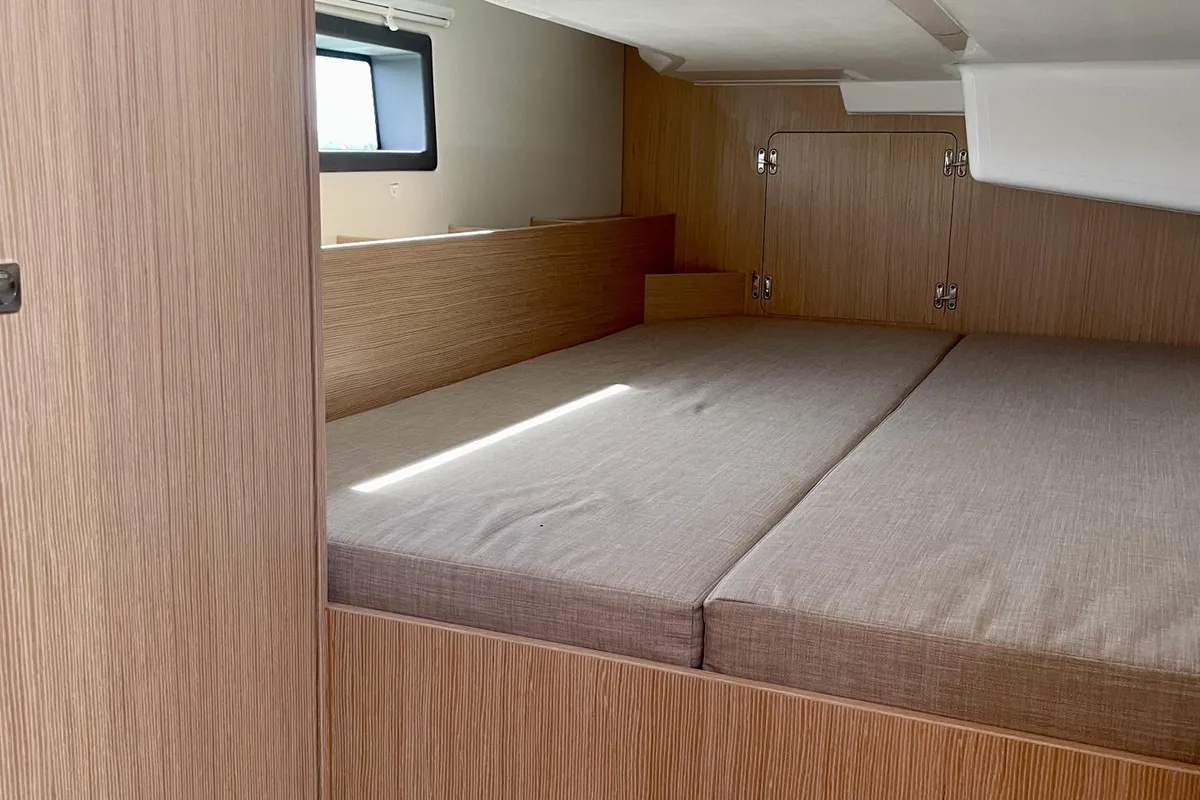 Levante, a Bavaria C38 sailboat at Palma de Mallorca, Spain
