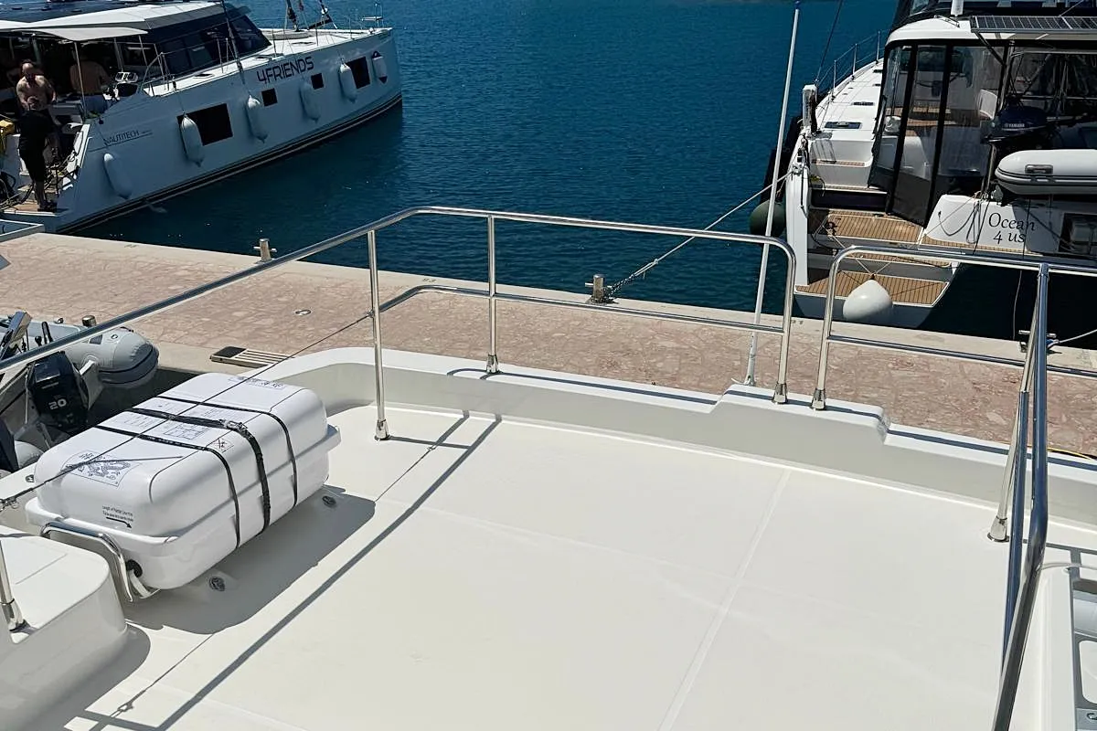 Nereide, a Beneteau Swift Trawler 48 motor yacht at Općina Rogoznica, Croatia