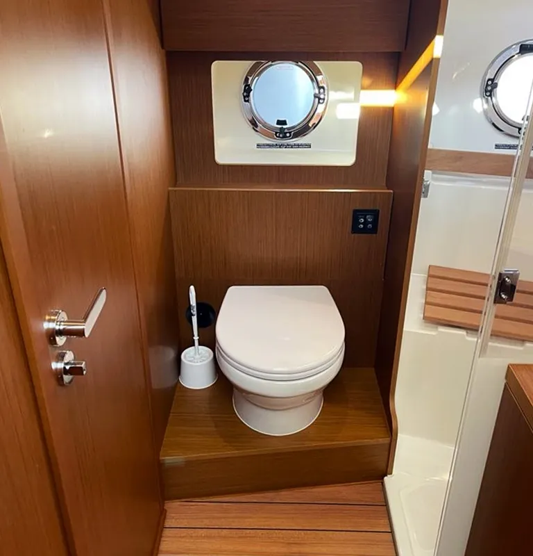 Nereide, a Beneteau Swift Trawler 48 motor yacht at Općina Rogoznica, Croatia