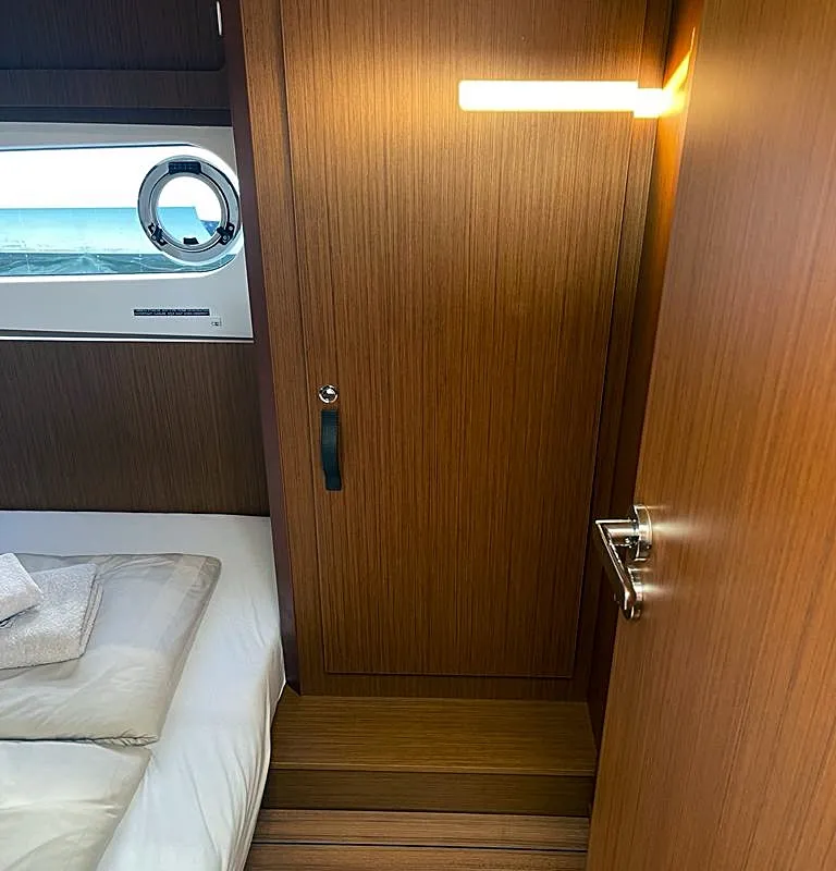Nereide, a Beneteau Swift Trawler 48 motor yacht at Općina Rogoznica, Croatia