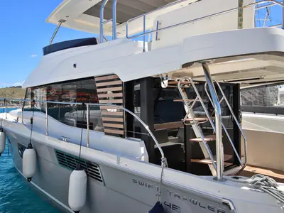 Nereide, a Beneteau Swift Trawler 48 motor yacht at Općina Rogoznica, Croatia