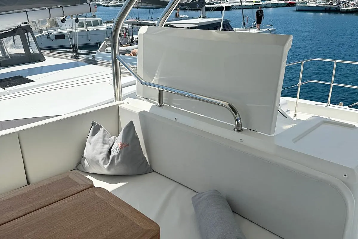 Nereide, a Beneteau Swift Trawler 48 motor yacht at Općina Rogoznica, Croatia