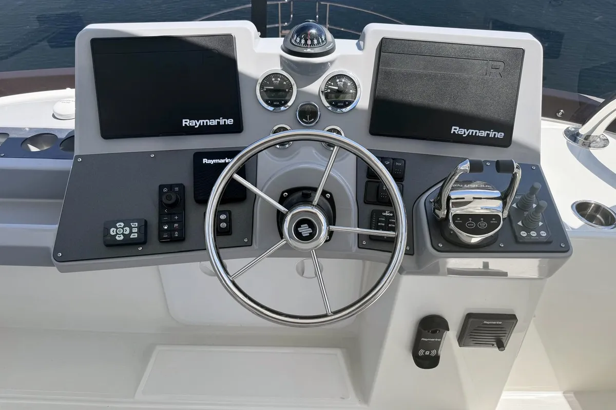 Nereide, a Beneteau Swift Trawler 48 motor yacht at Općina Rogoznica, Croatia