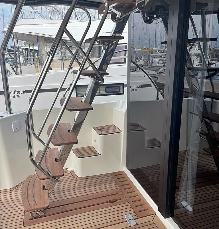 Nereide, a Beneteau Swift Trawler 48 motor yacht at Općina Rogoznica, Croatia