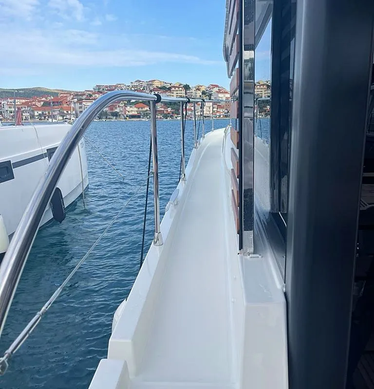Nereide, a Beneteau Swift Trawler 48 motor yacht at Općina Rogoznica, Croatia