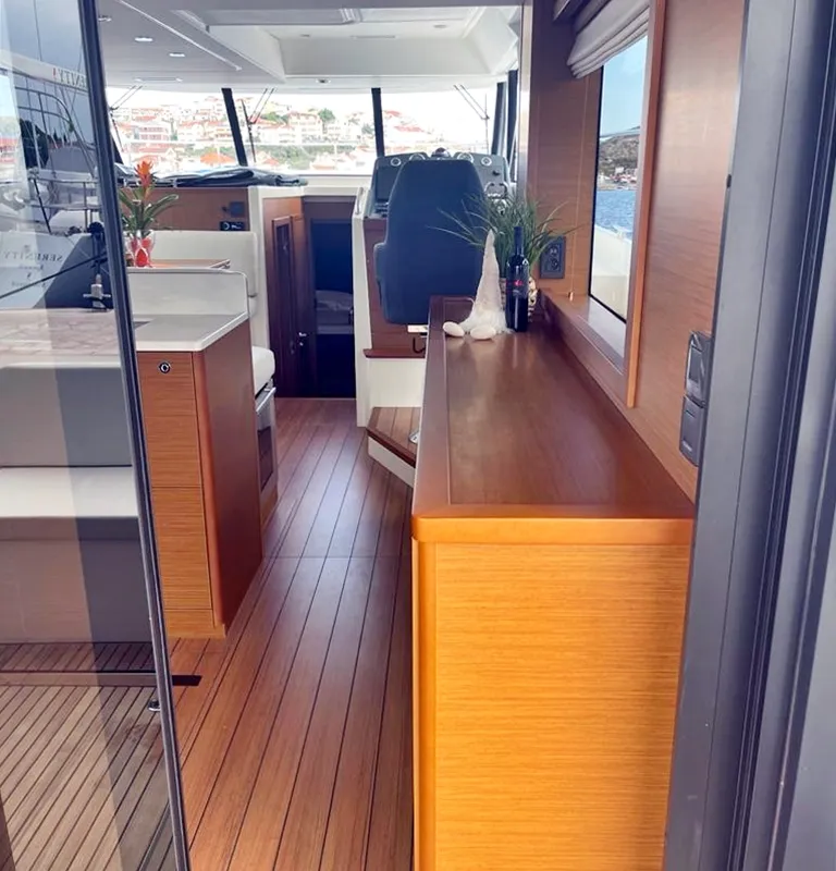 Nereide, a Beneteau Swift Trawler 48 motor yacht at Općina Rogoznica, Croatia