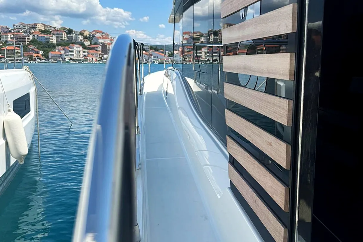Nereide, a Beneteau Swift Trawler 48 motor yacht at Općina Rogoznica, Croatia