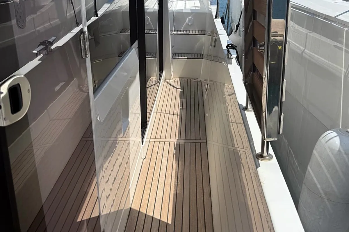 Nereide, a Beneteau Swift Trawler 48 motor yacht at Općina Rogoznica, Croatia