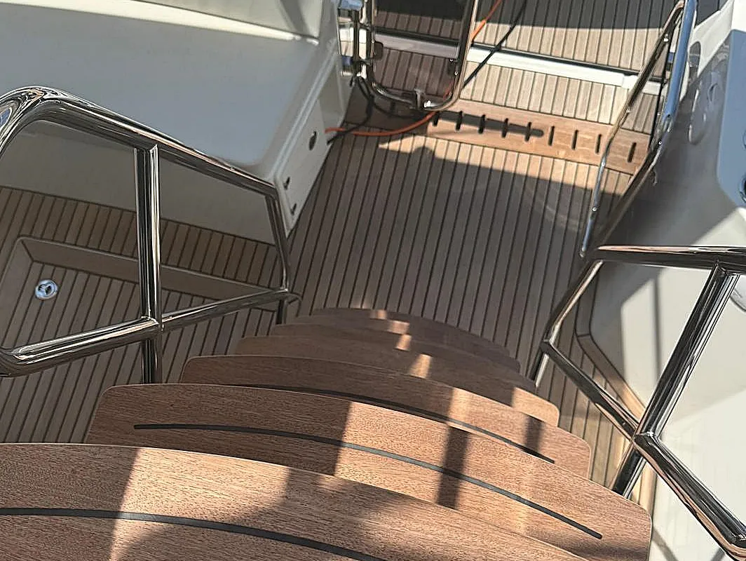 Nereide, a Beneteau Swift Trawler 48 motor yacht at Općina Rogoznica, Croatia