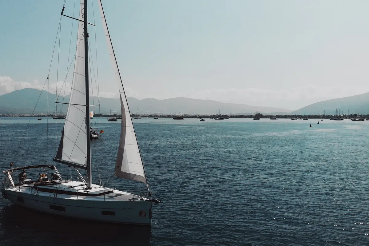 Santa Cruz, a Bavaria C45 Style sailboat at Fethiye, Turkey
