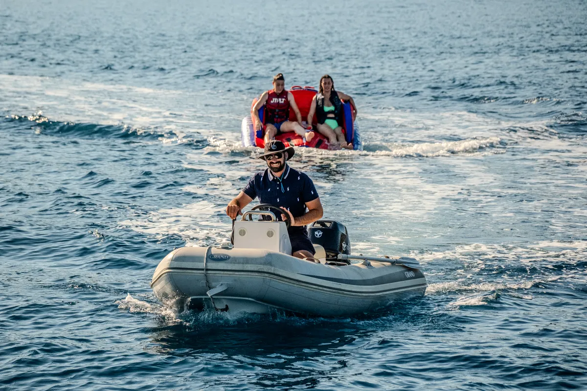 Darling Barbara, a Cranchi 56 ST motor yacht at Općina Milna, Croatia