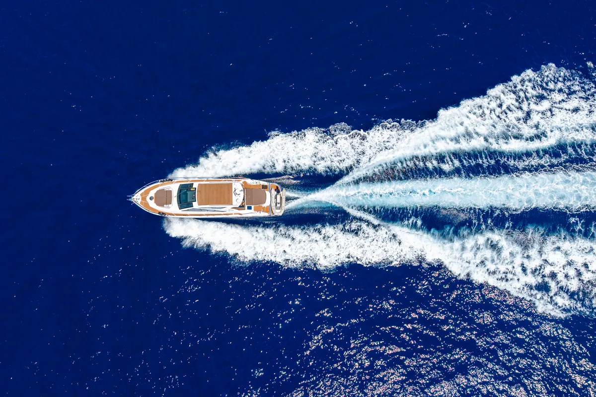 Darling Barbara, a Cranchi 56 ST motor yacht at Općina Milna, Croatia