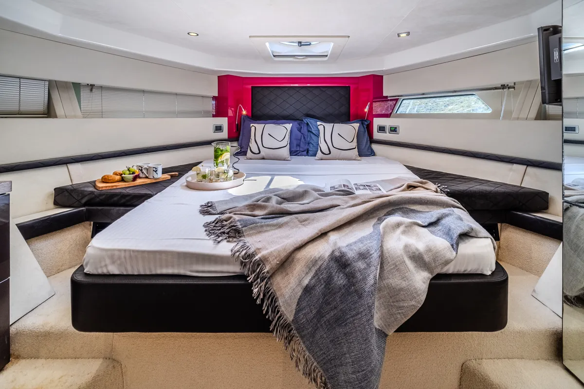 Darling Barbara, a Cranchi 56 ST motor yacht at Općina Milna, Croatia
