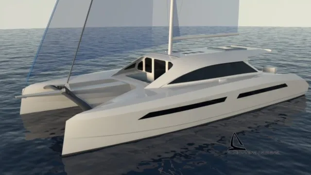 Exterior view of No Name, a Armor Boats Solitaire 1740 catamaran at Athens, Greece