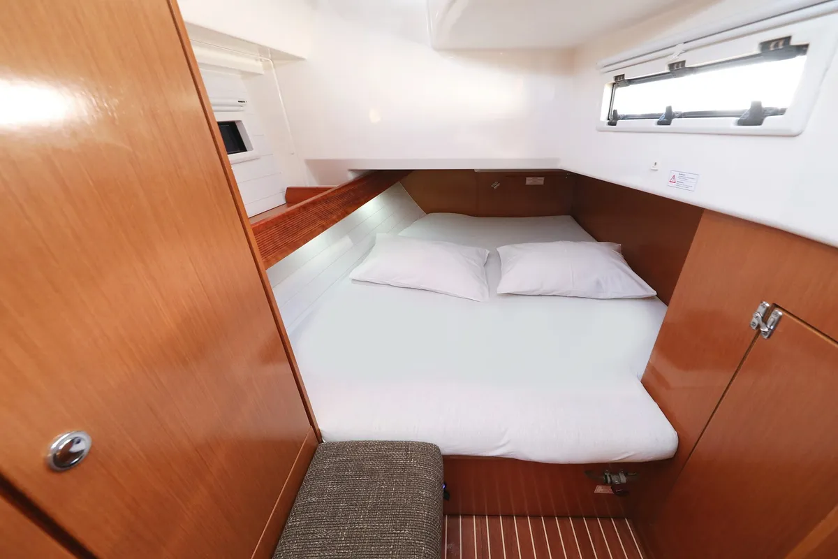 Cabin on Easy Eleven, a Bavaria Cruiser 40 S sailboat at Split, Croatia