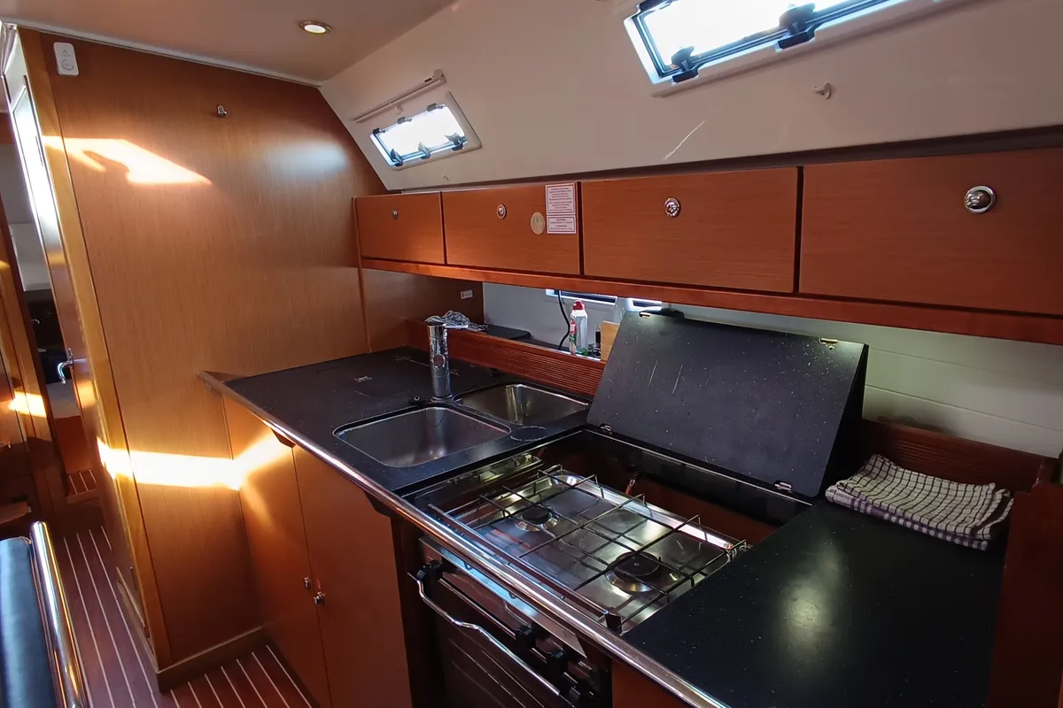 Galley of Easy Eleven, a Bavaria Cruiser 40 S sailboat at Split, Croatia