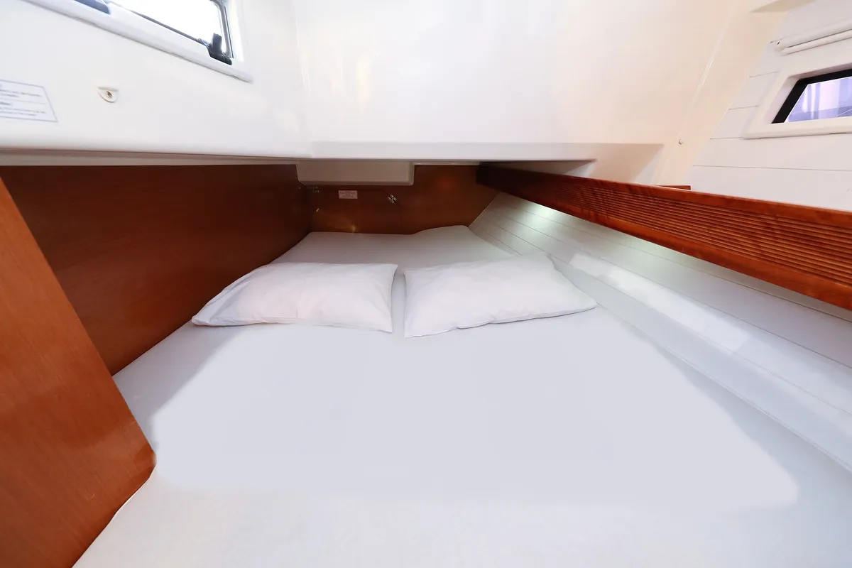 Cabin on Easy Eleven, a Bavaria Cruiser 40 S sailboat at Split, Croatia