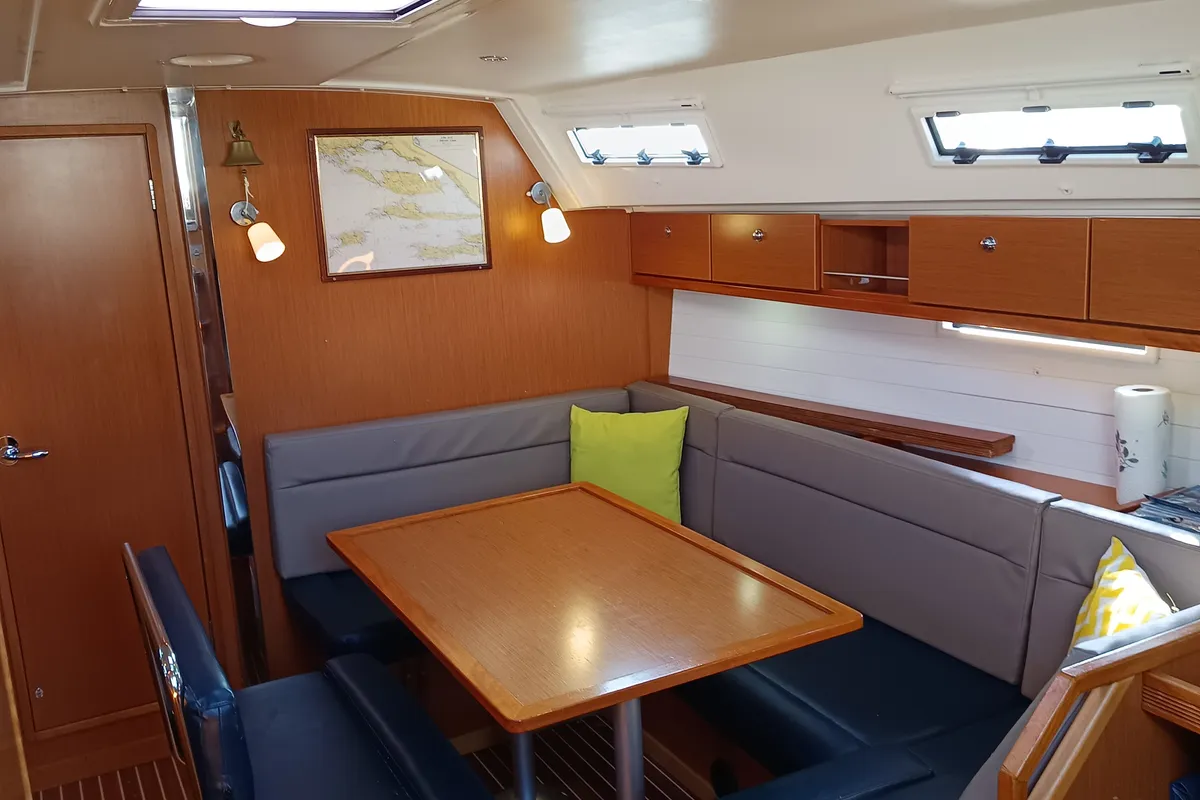 Salon of Easy Eleven, a Bavaria Cruiser 40 S sailboat at Split, Croatia