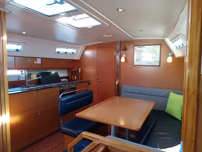 Salon of Easy Eleven, a Bavaria Cruiser 40 S sailboat at Split, Croatia
