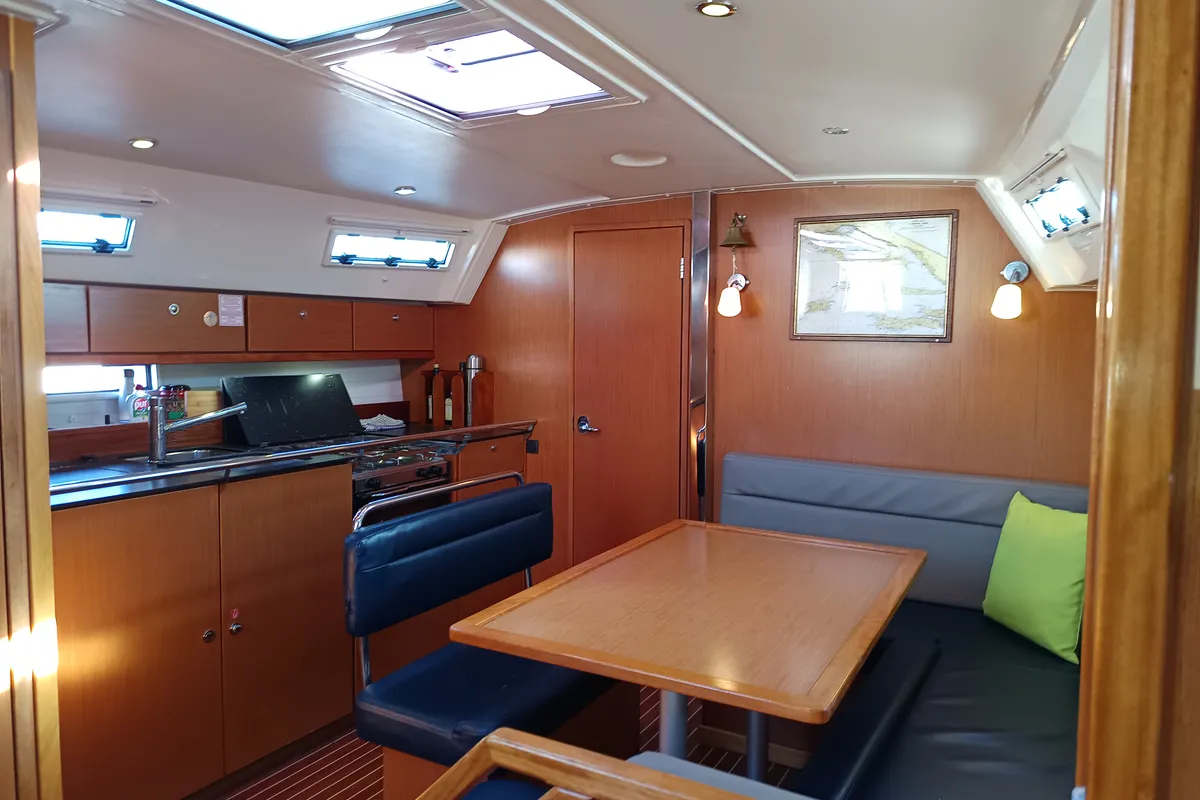 Salon of Easy Eleven, a Bavaria Cruiser 40 S sailboat at Split, Croatia