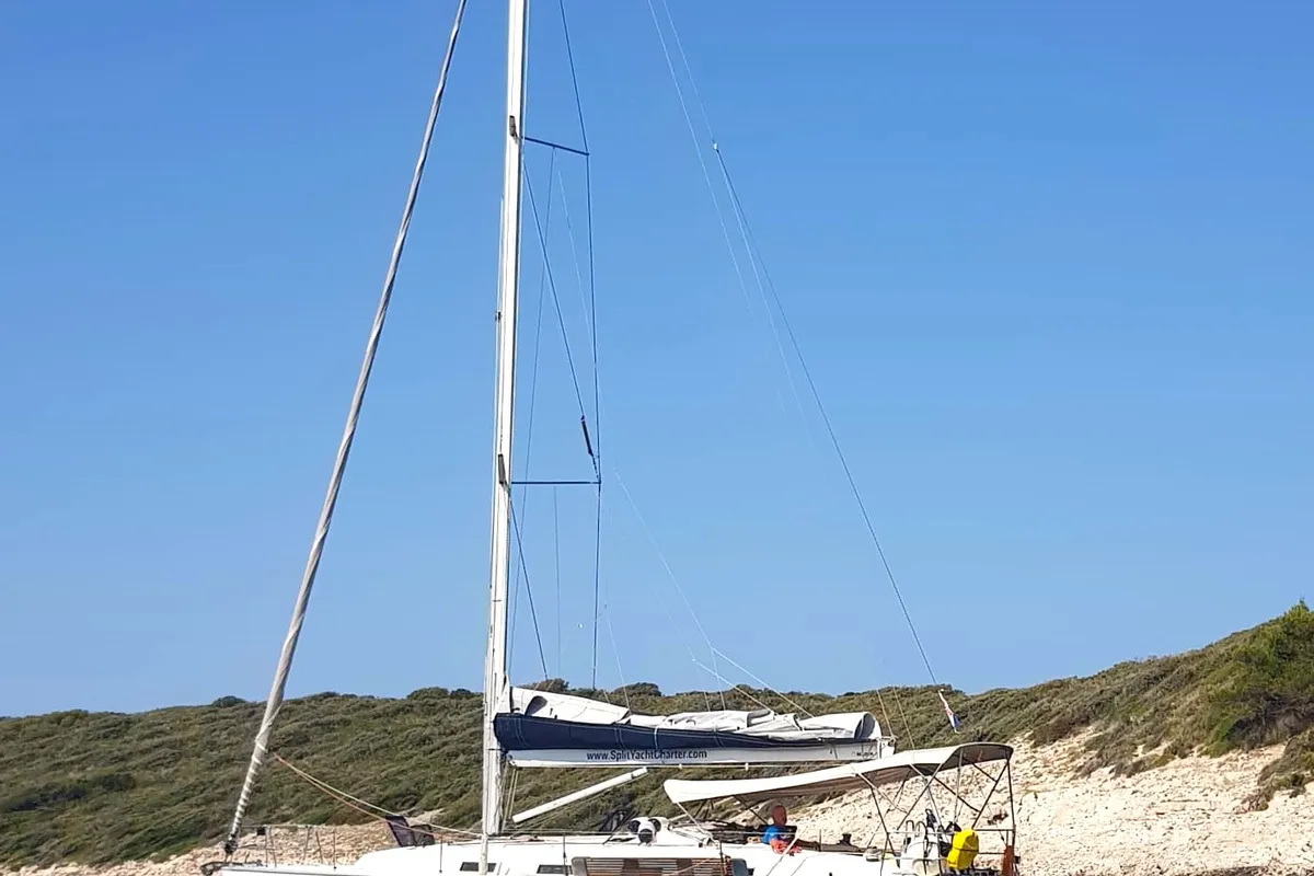 Easy Eleven, a Bavaria Cruiser 40 S sailboat at Split, Croatia