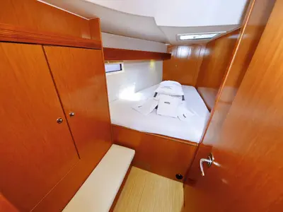 Cabin on Julia III, a Bavaria Cruiser 45 sailboat at Grad Biograd na Moru, Croatia